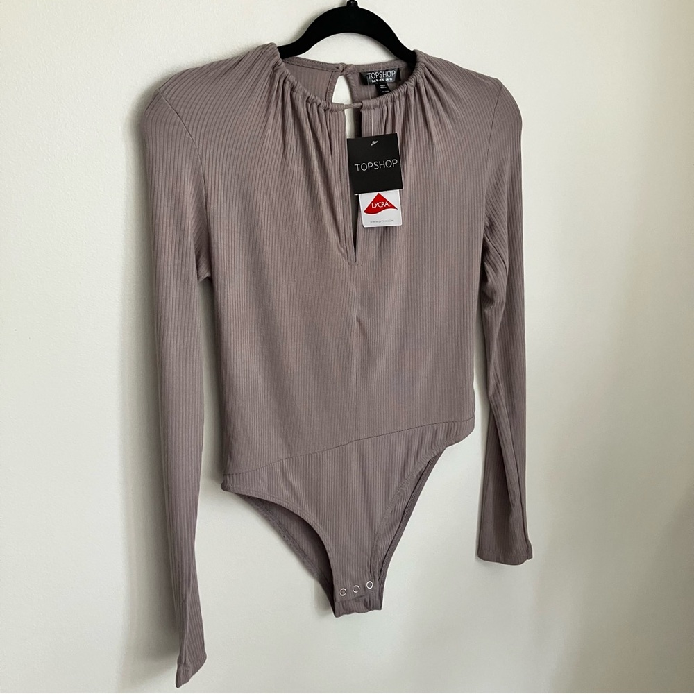 NEW WITH TAGS Topshop Keyhole Bodysuit